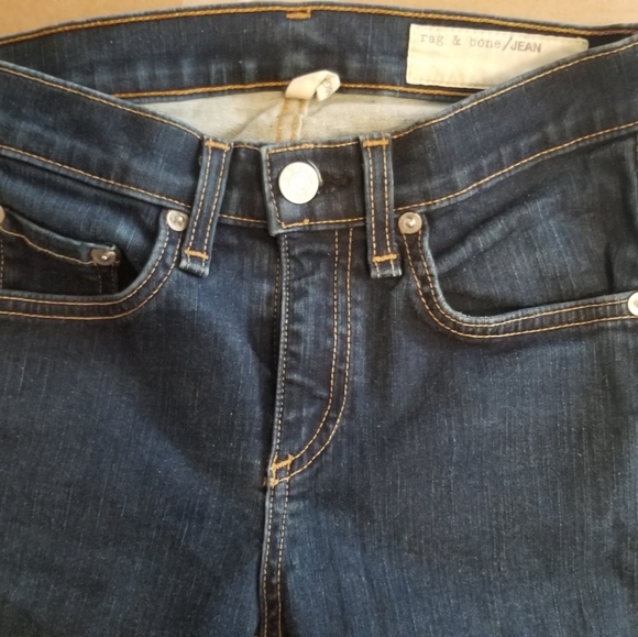 Rag & Bone High Rise Skinny Jeans - Picture 2 of 7